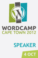 I'm speaking at WordCamp Cape Town 2012!