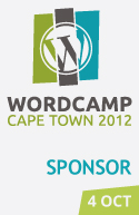 I'm sponsoring WordCamp Cape Town 2012!
