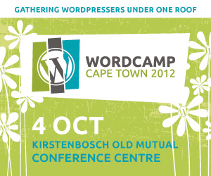 WordCamp Cape Town 2012 Supporter Badge
